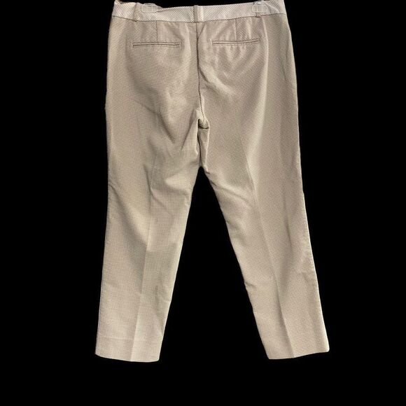THE LIMITED Women’s Tan & White Cropped Pants Size 10 Inseam 25” - Picture 2 of 11